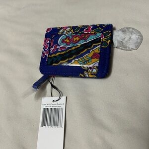 Vera Bradley Blue Floral ID Wallet